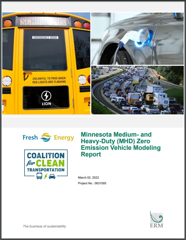 Minnesota Medium- and Heavy-Duty (MHD) Zero Emission Vehicle Modeling Report