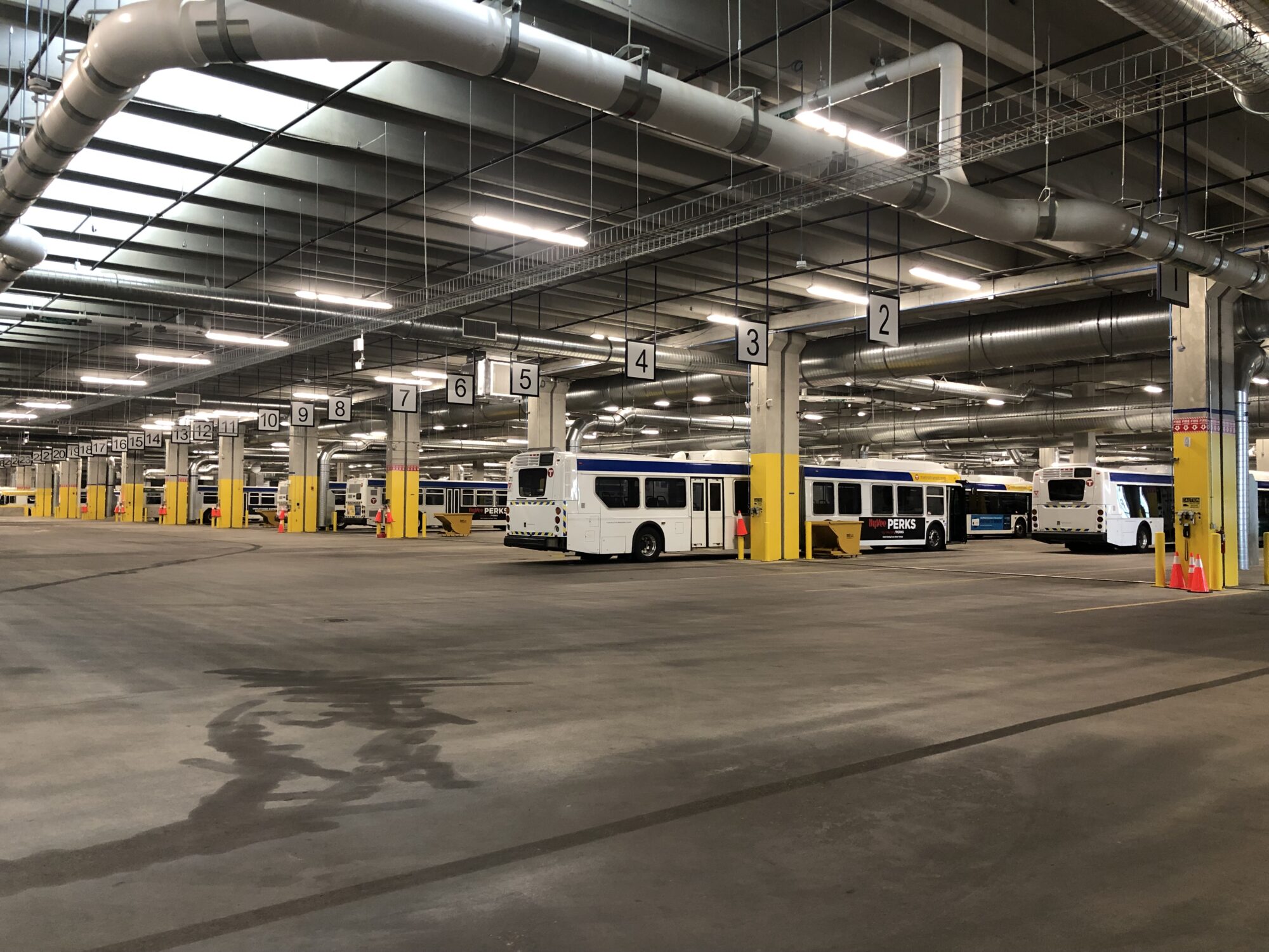 Metro transit bus depot